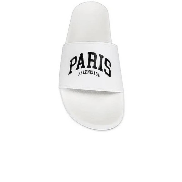BALENCIAGA Paris Pool Slides - Picture 1 of 8